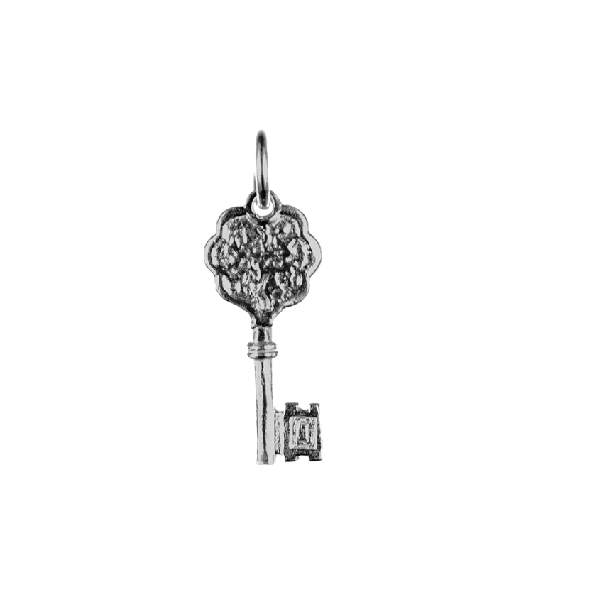 Floral Key Charm