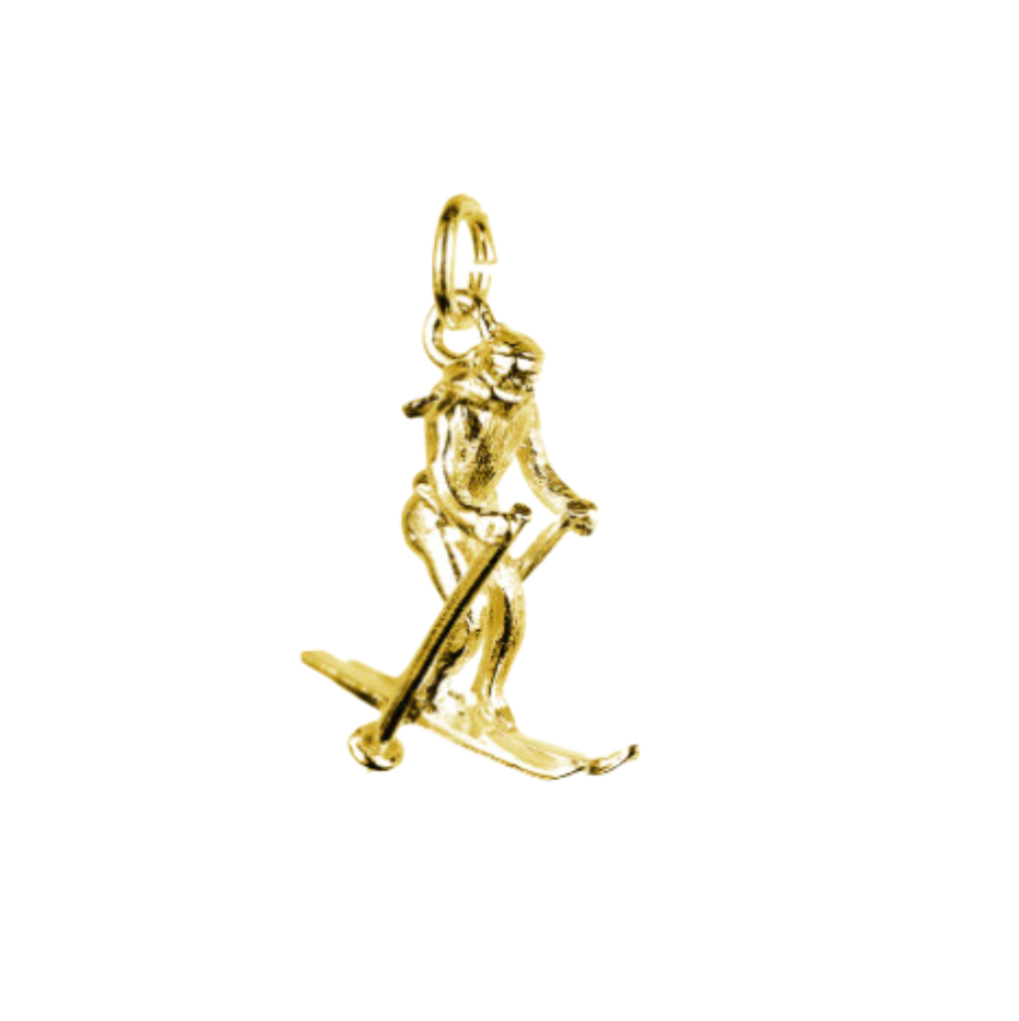 Ski Bunny Charm