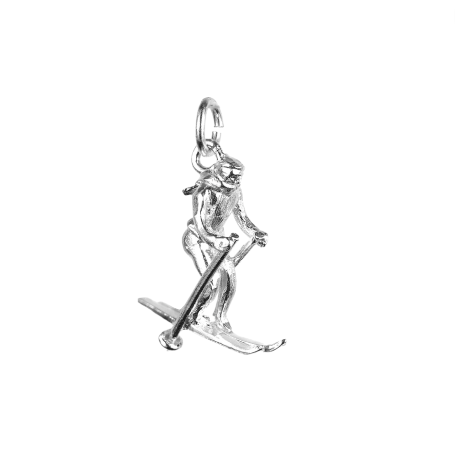 Ski Bunny Charm