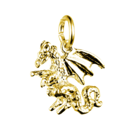 Welsh Dragon Charm